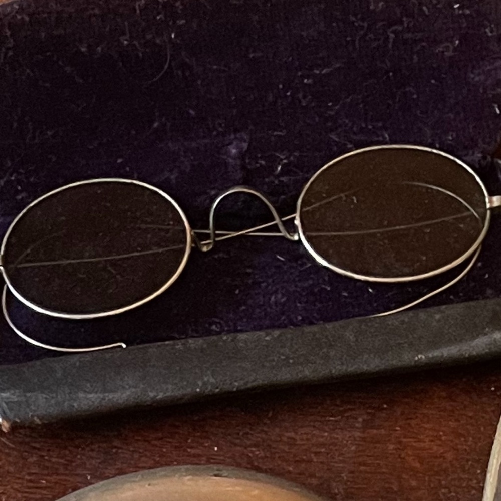 Antique Bausch Tinted Glasses